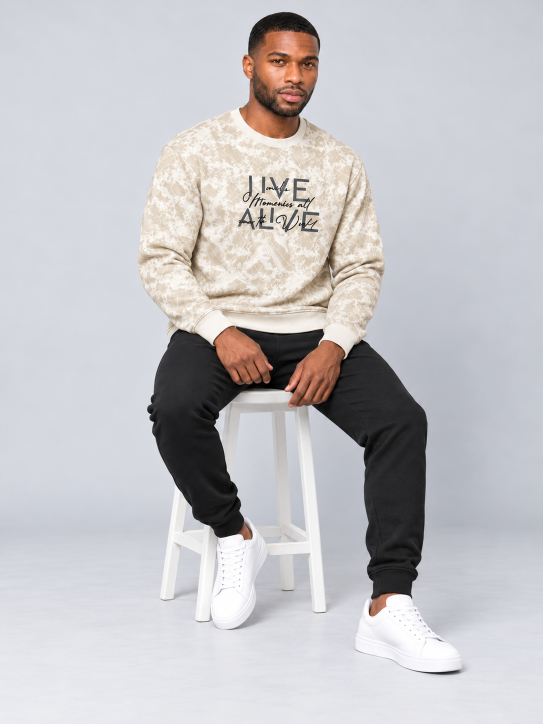 Butter Colour Regular Fit Primium Sweatshirt