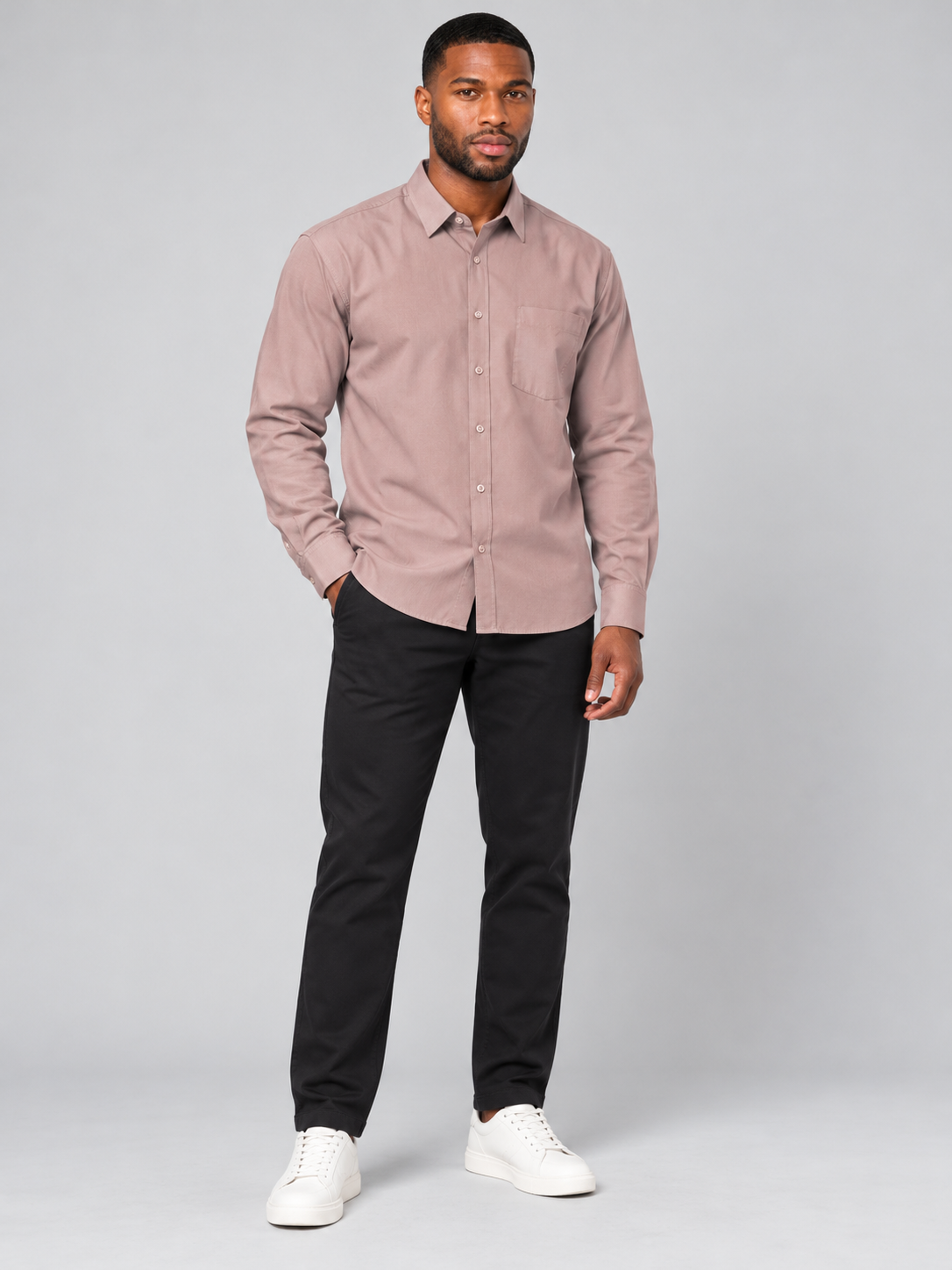 Men’s Premium Plain Casual Shirt