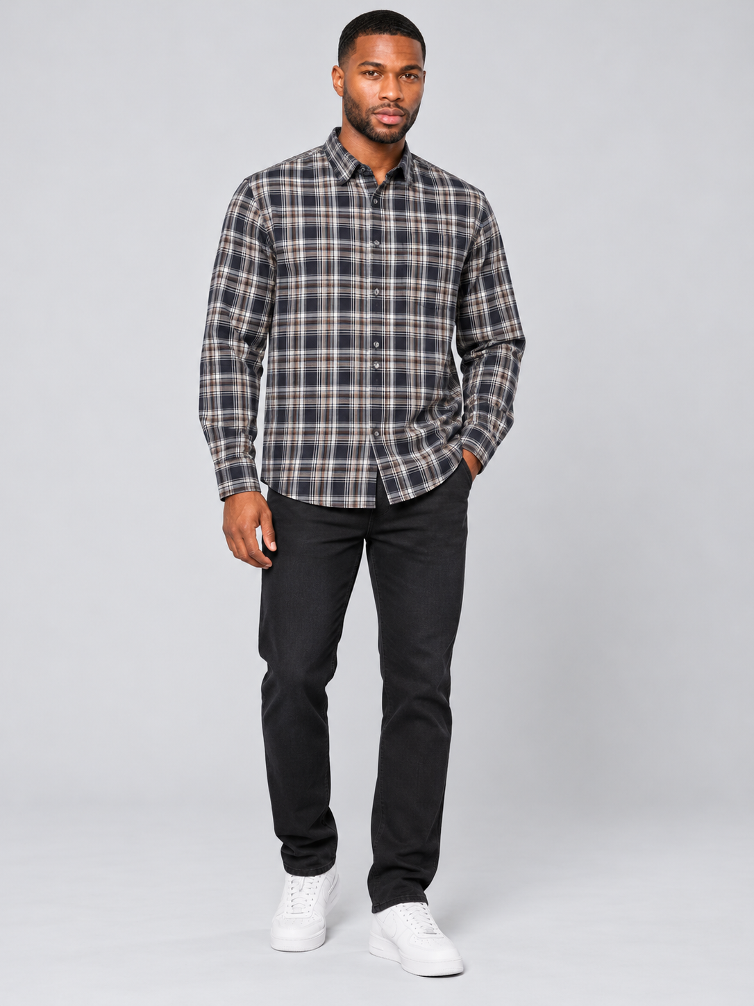 Men’s Premium Checked Casual Shirt