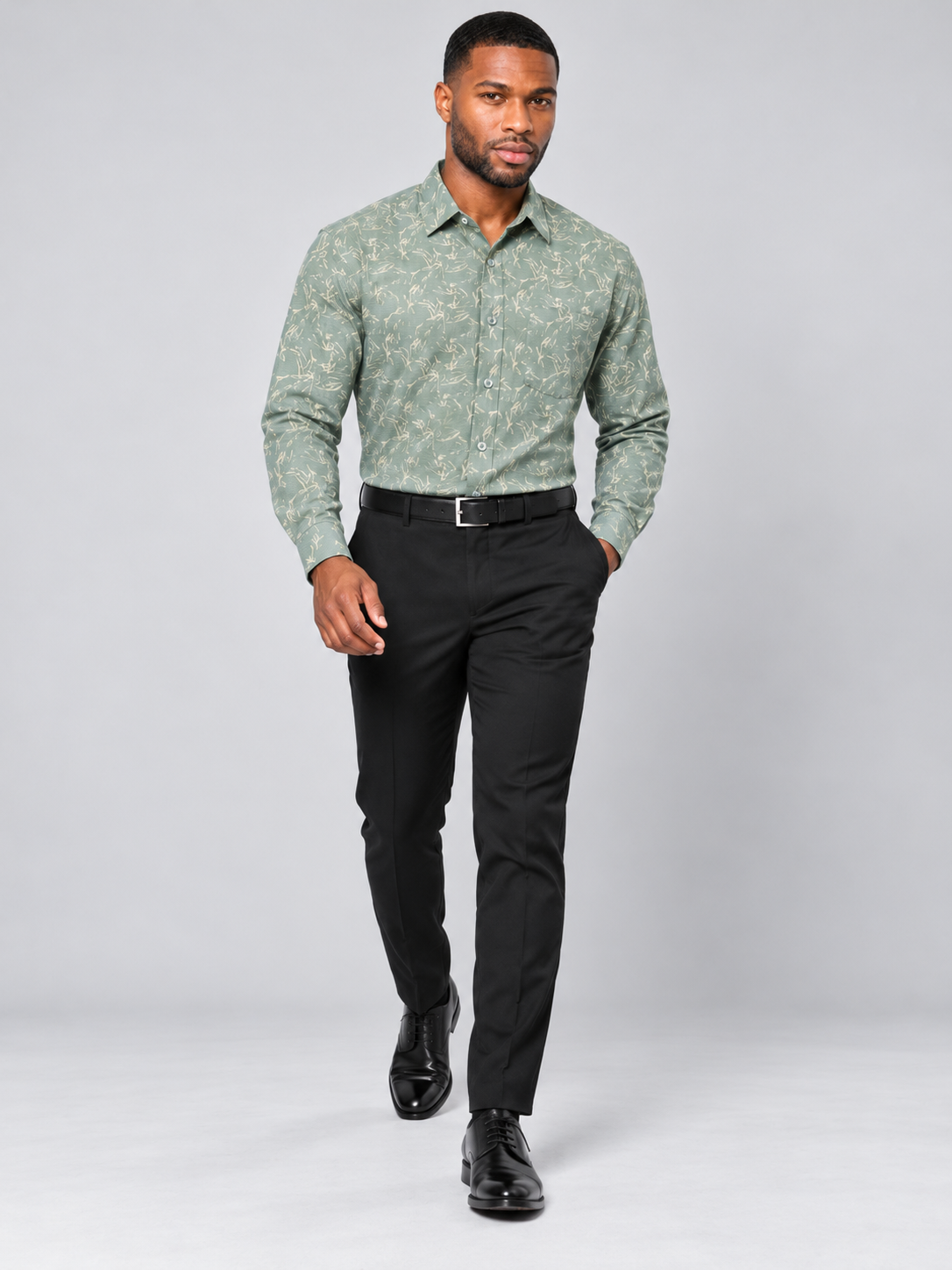 Men’s Premium Printed Formal Shirt