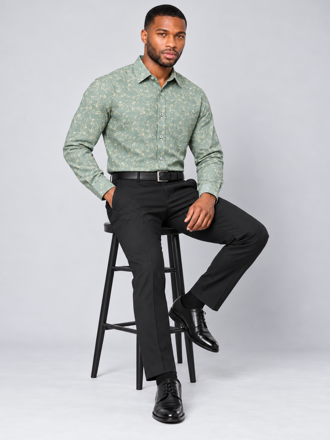 Men’s Premium Printed Formal Shirt