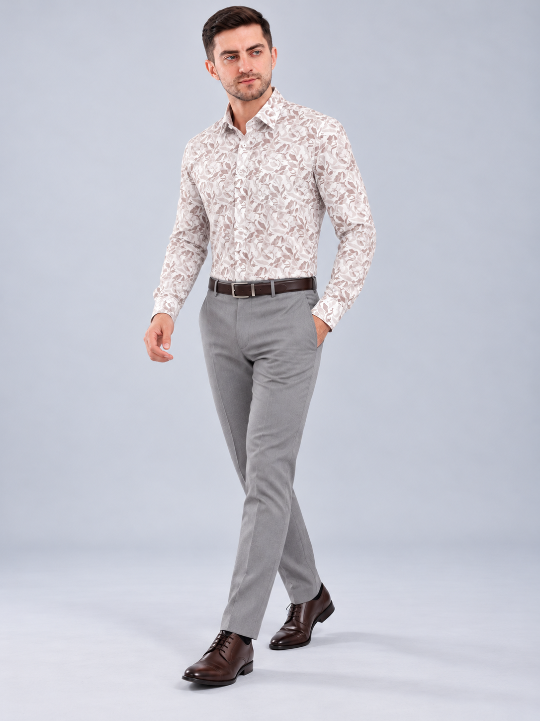 Men’s Premium Printed Formal Shirt