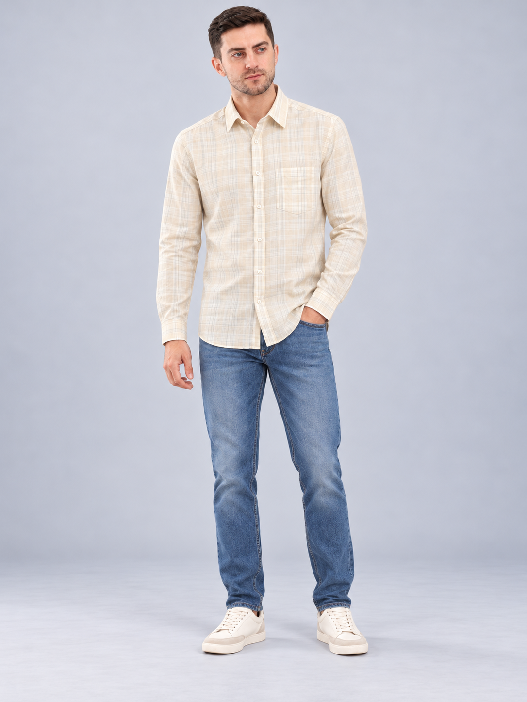 Men’s Premium Checked Casual Shirt