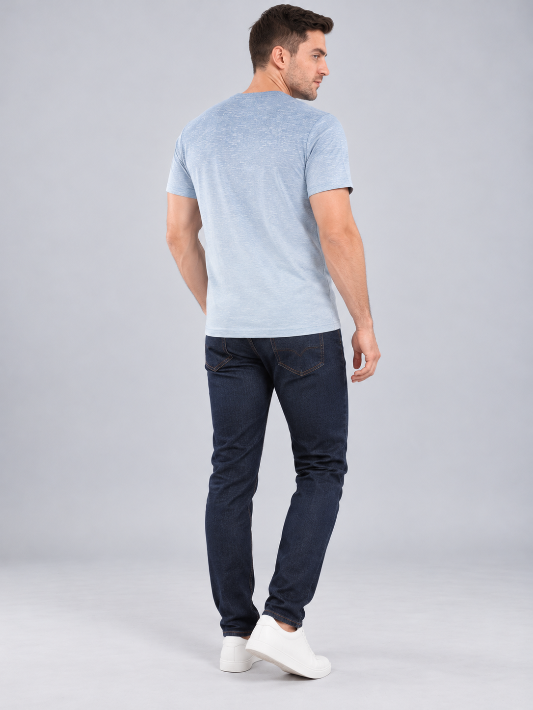 Men’s Premium Cotton Blend Half Sleeve T-Shirt
