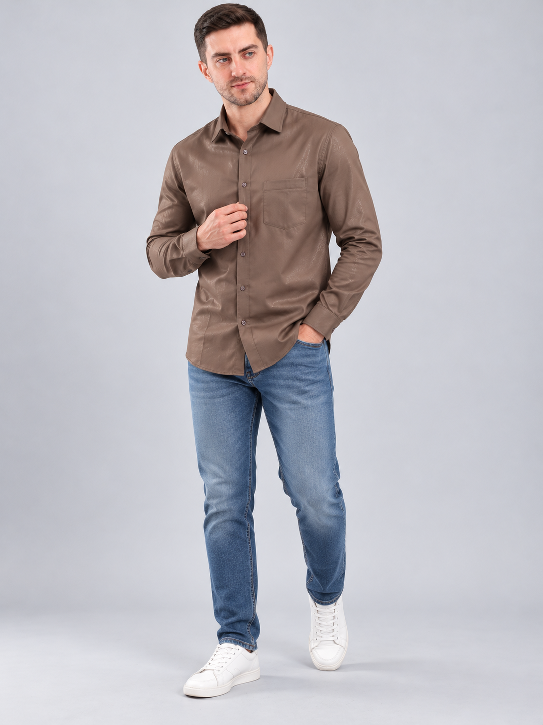 Men’s Premium Plain Casual Shirt