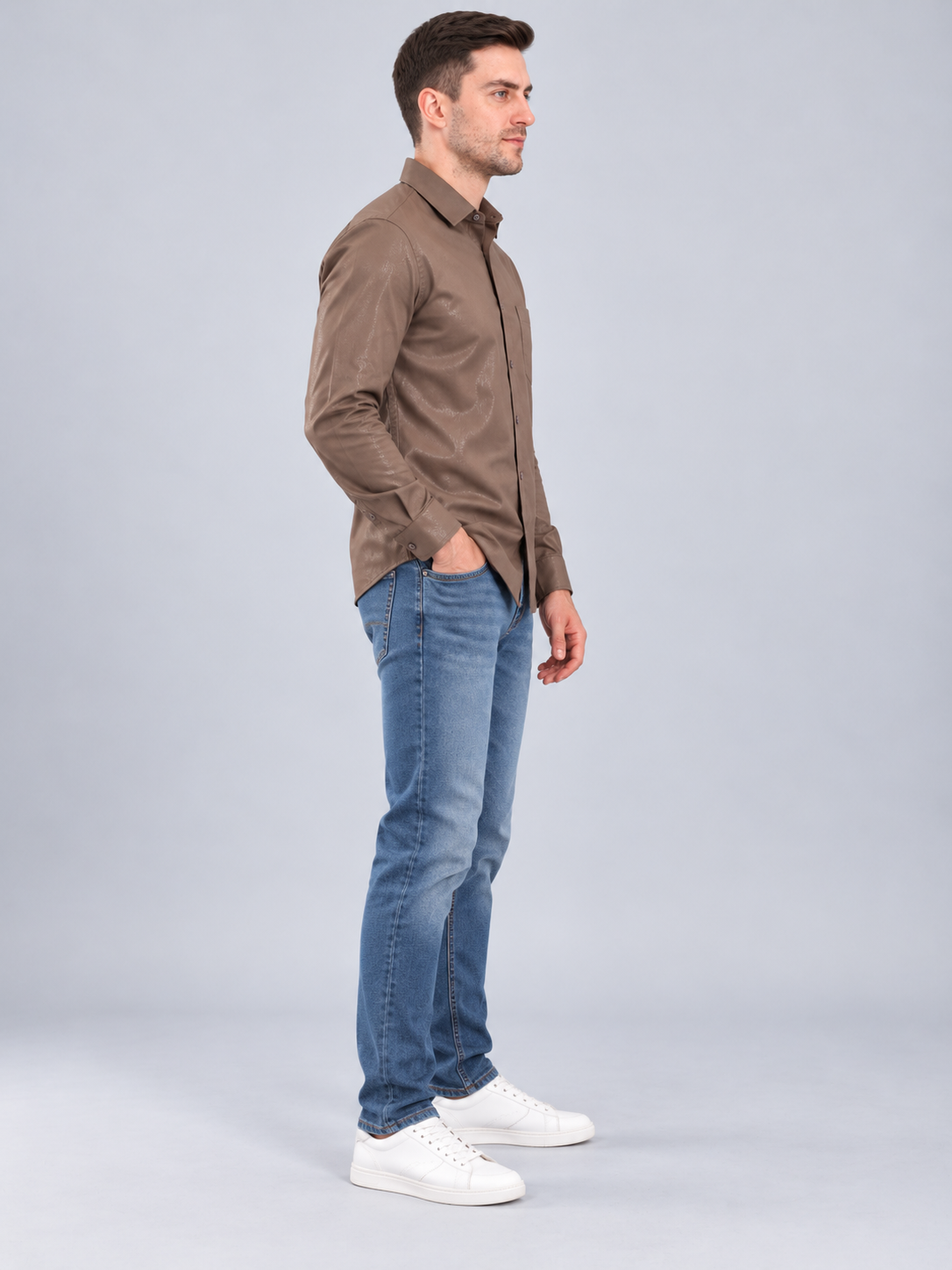 Men’s Premium Plain Casual Shirt