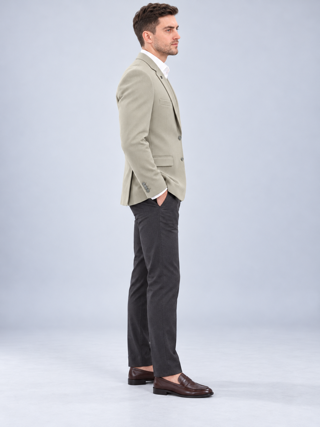 Men’s Premium Stylish Blazer Classic Single-Breasted Blazer