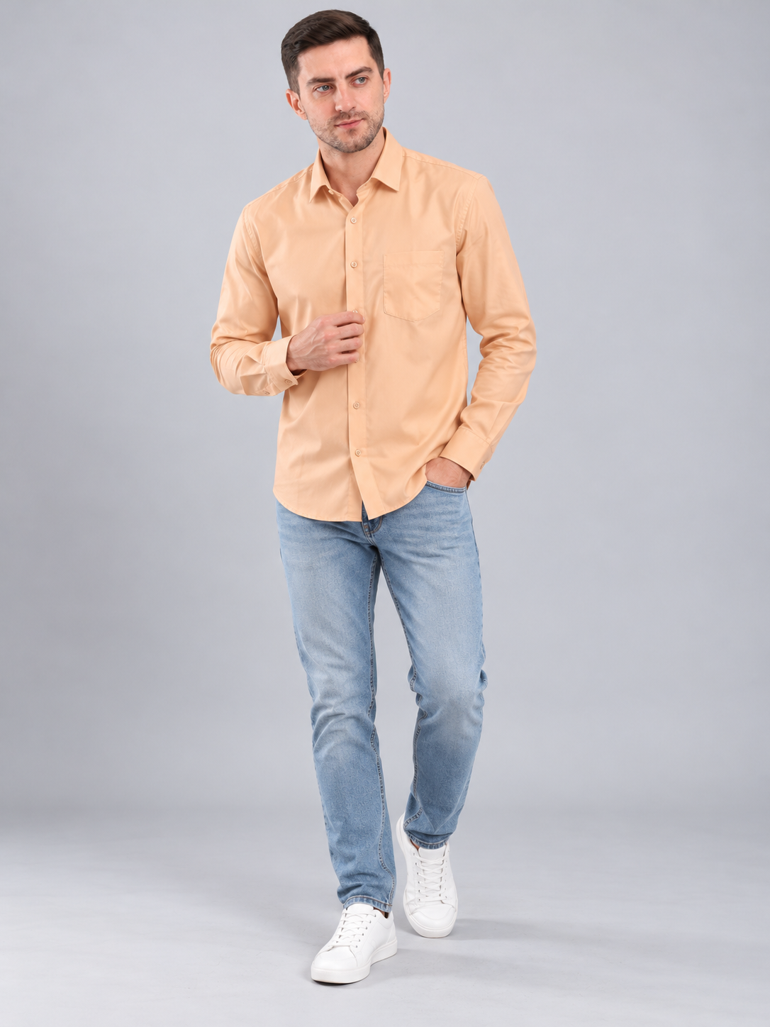 Men’s Premium Plain Casual Shirt