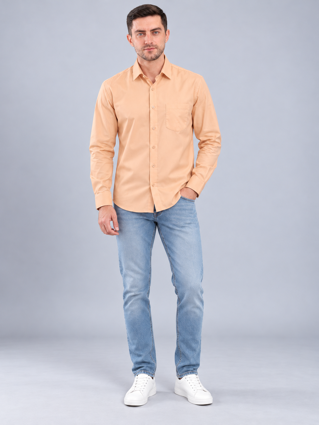 Men’s Premium Plain Casual Shirt
