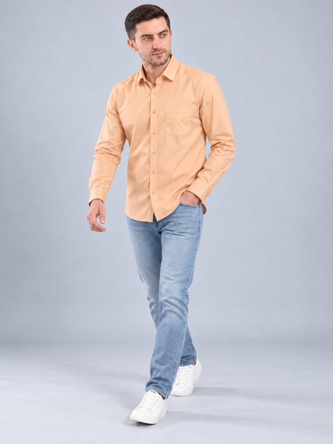 Men’s Premium Plain Casual Shirt