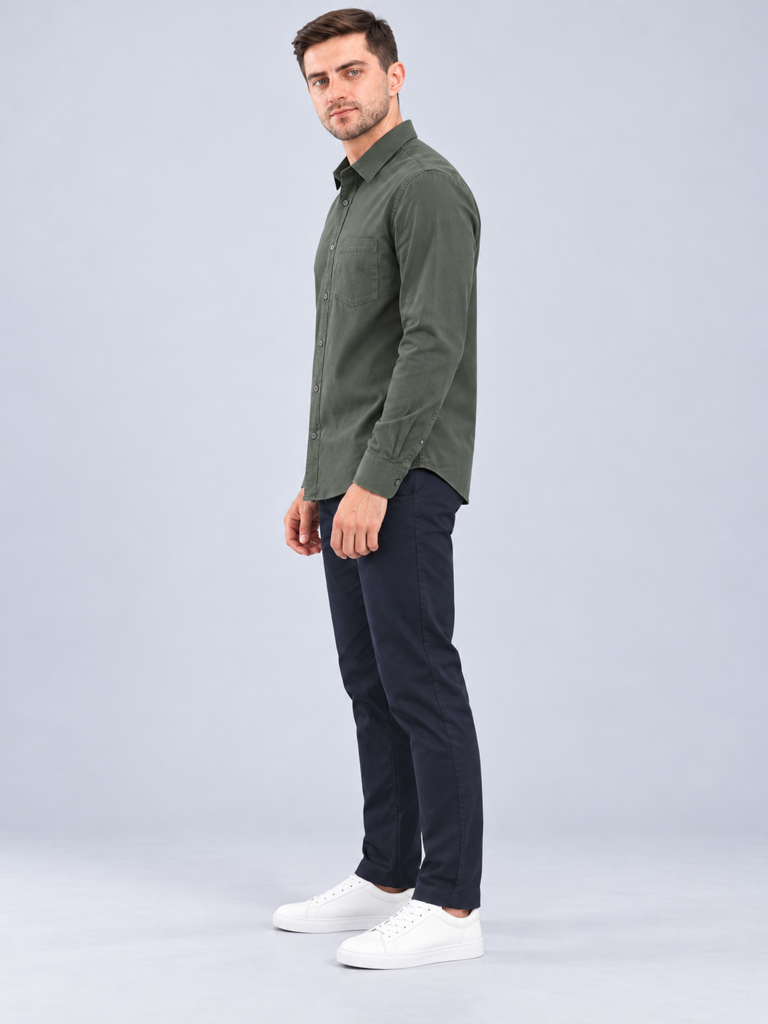 Men’s Premium Plain Casual Shirt