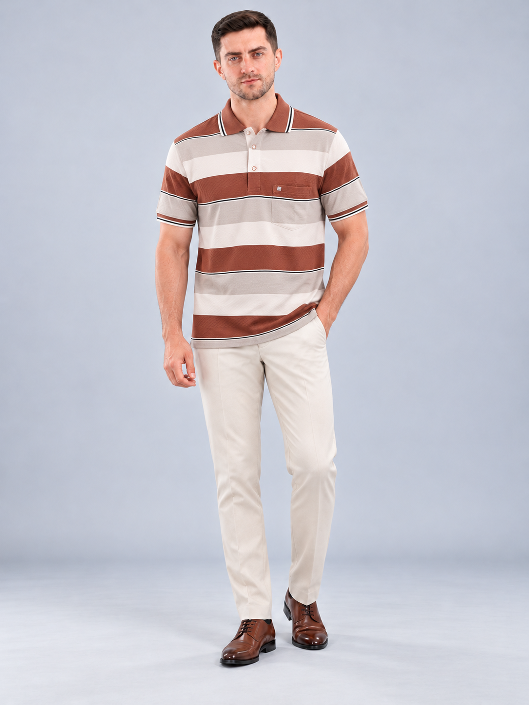 Men’s Premium Cotton Blend Half Sleeve T-Shirt