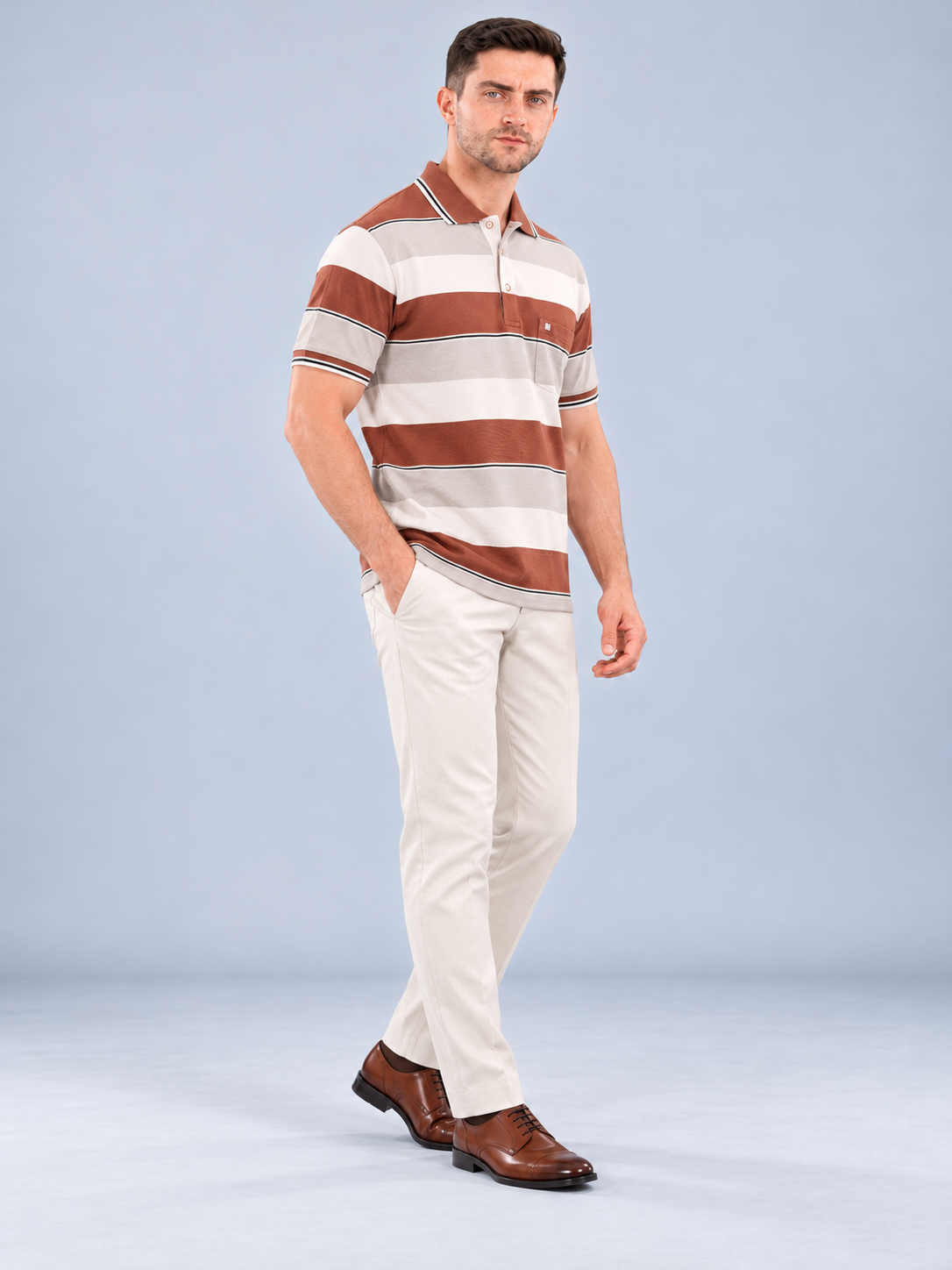 Men’s Premium Cotton Blend Half Sleeve T-Shirt