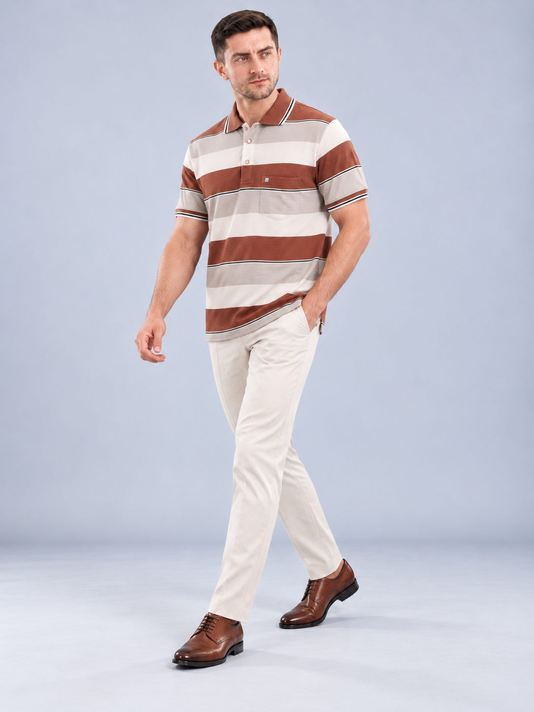Men’s Premium Cotton Blend Half Sleeve T-Shirt