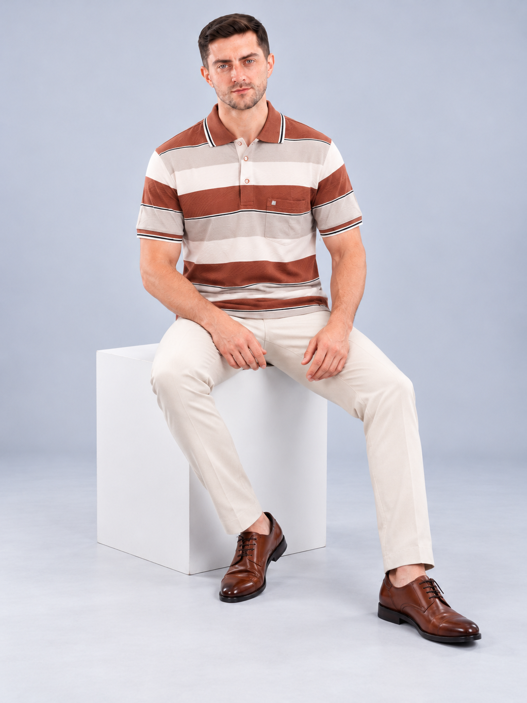 Men’s Premium Cotton Blend Half Sleeve T-Shirt