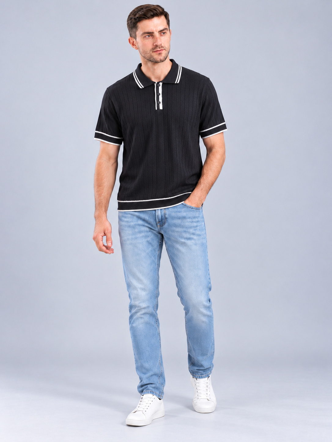 Men’s Premium Cotton Blend Half Sleeve T-Shirt