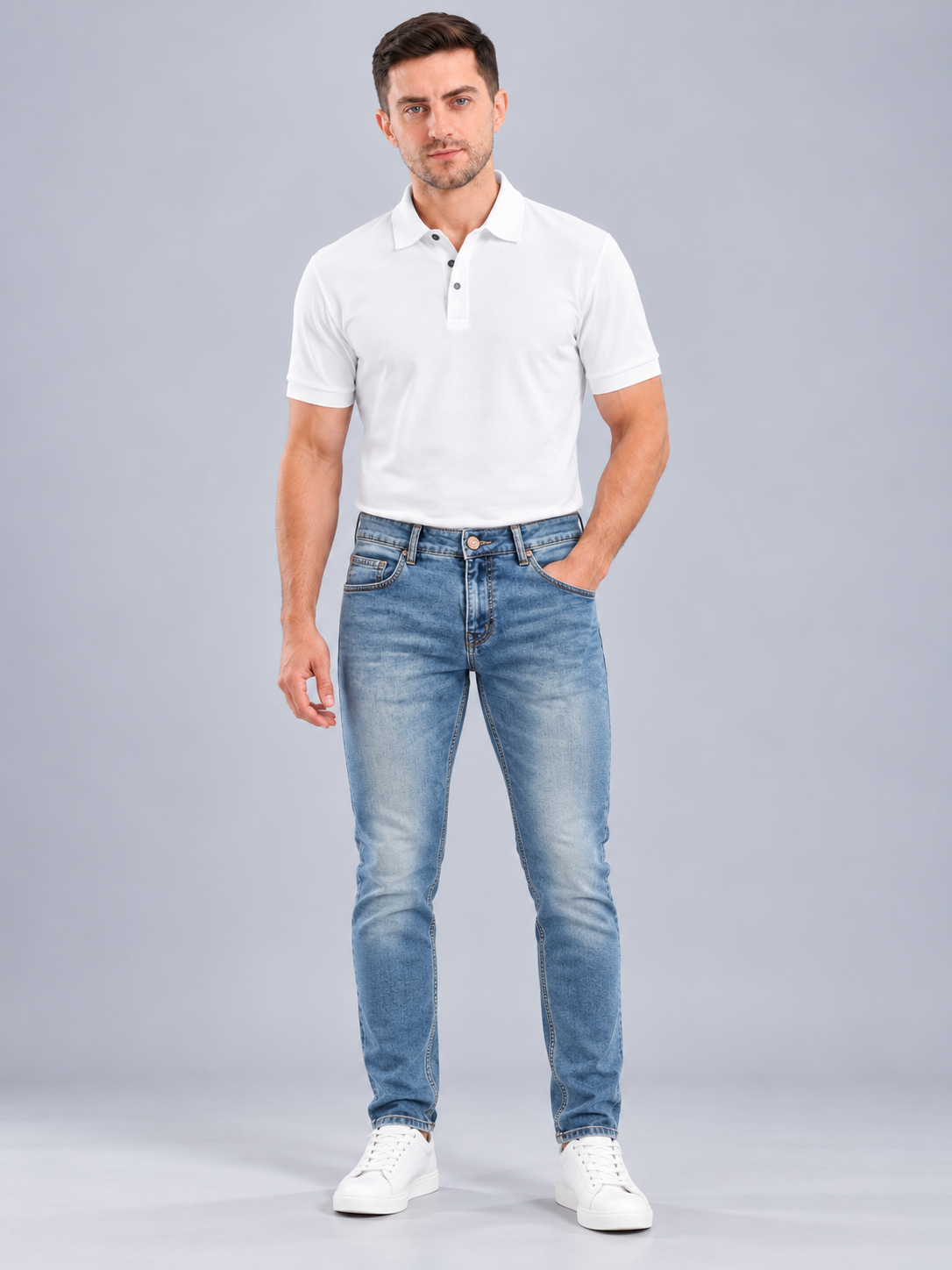 Men's Premium Narrow Fit Denim Jeans