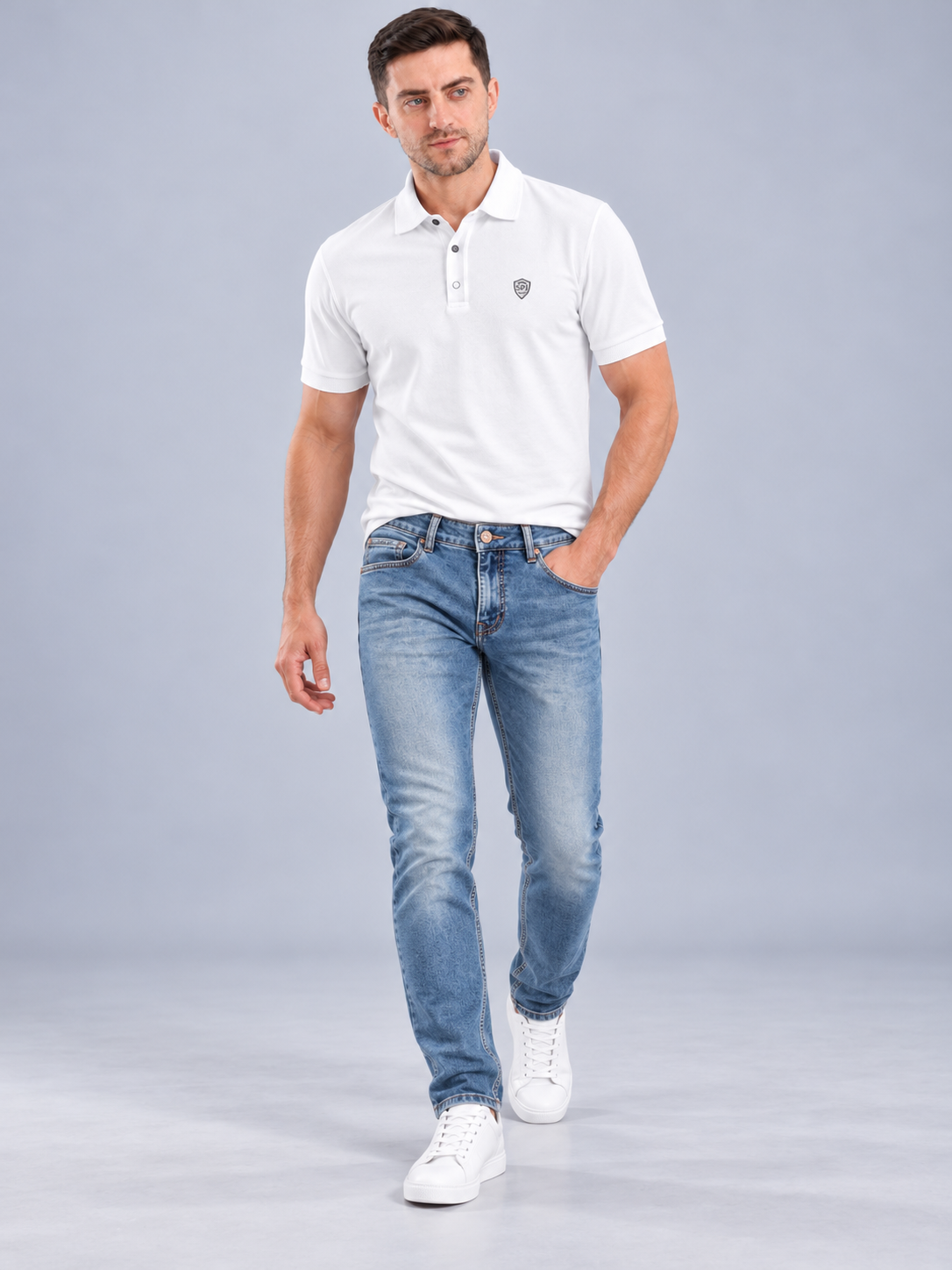 Men's Premium Narrow Fit Denim Jeans
