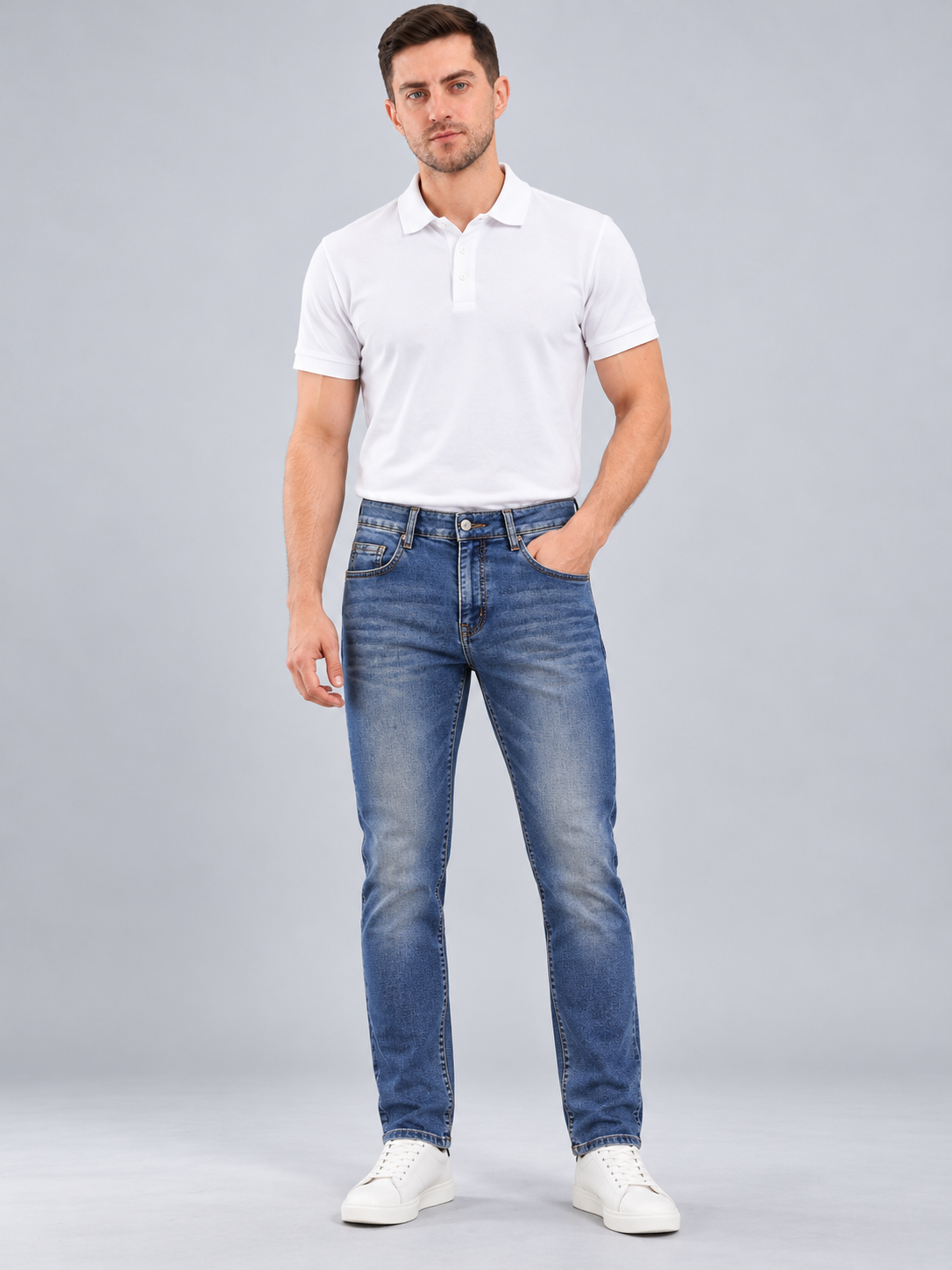 Men's Premium Narrow Fit Denim Jeans