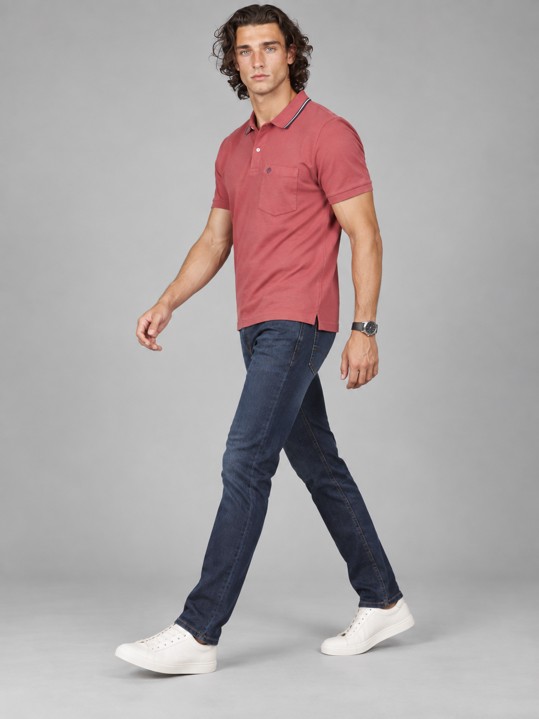Men’s Premium Cotton Blend Half Sleeve T-Shirt