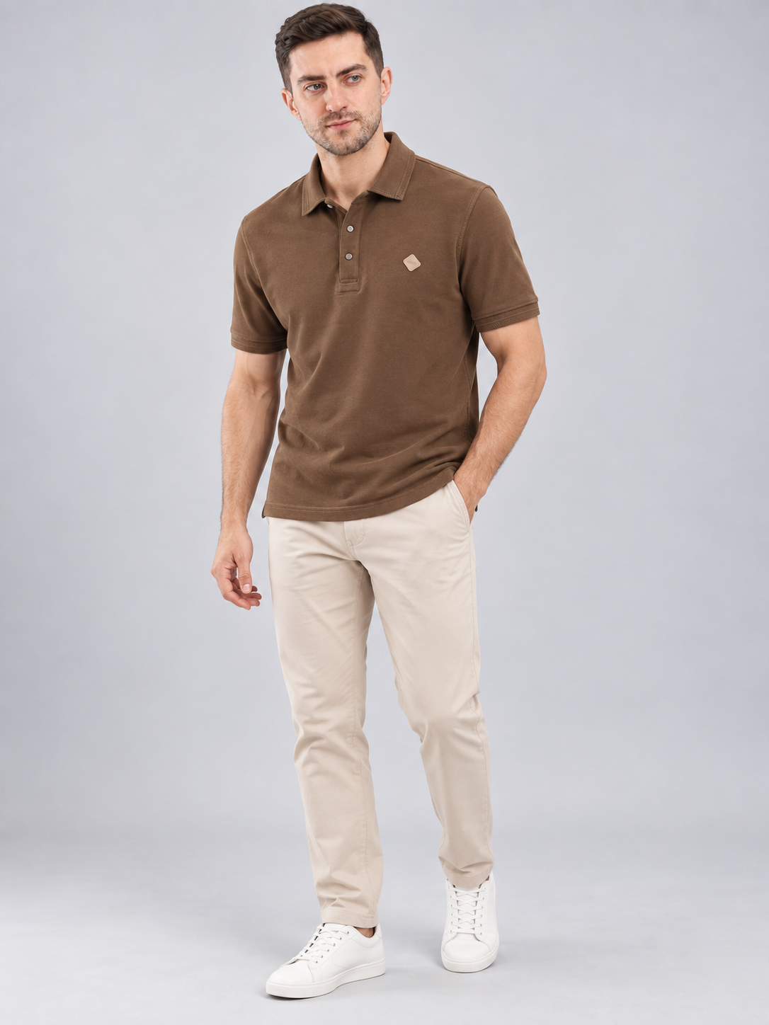 Men’s Premium Cotton Blend Half Sleeve T-Shirt
