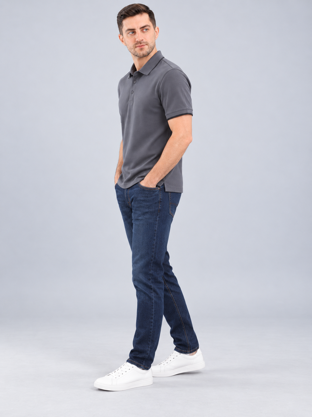 Men’s Premium Cotton Blend Half Sleeve T-Shirt