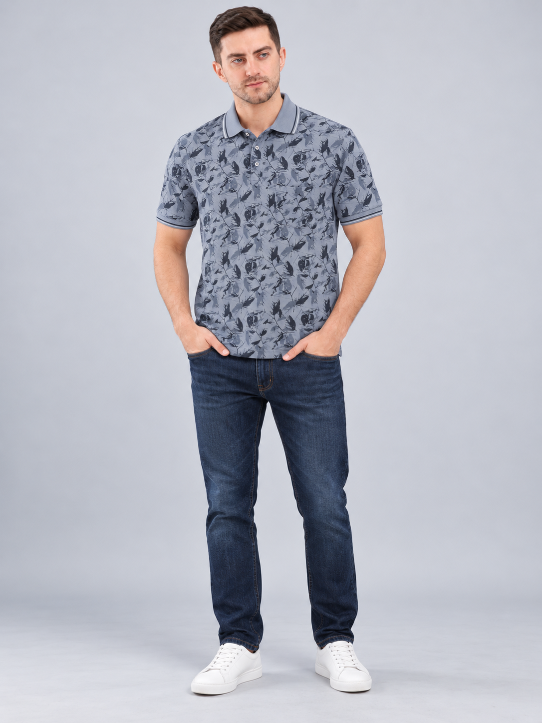 Men’s Premium Cotton Blend Half Sleeve T-Shirt