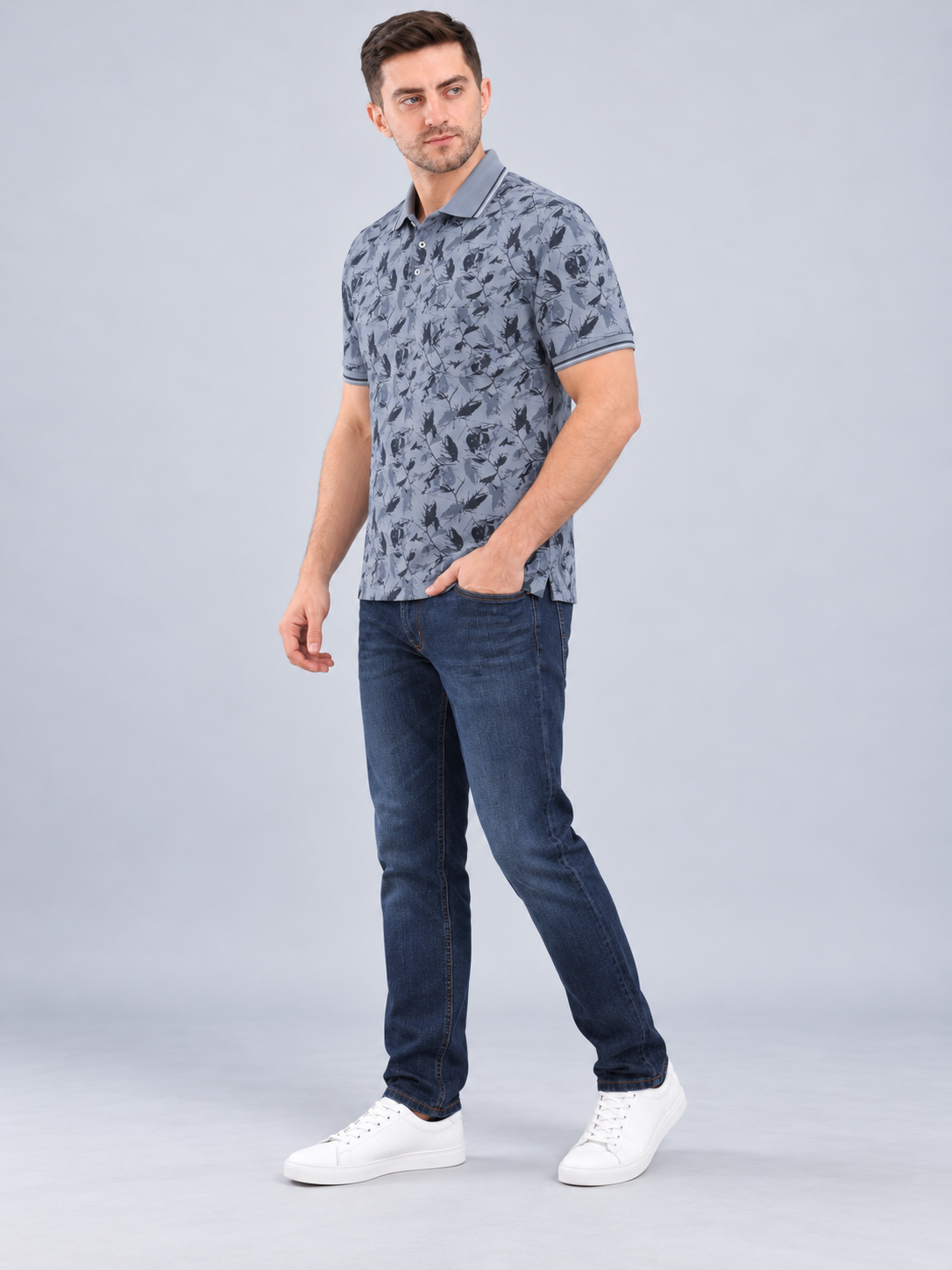 Men’s Premium Cotton Blend Half Sleeve T-Shirt