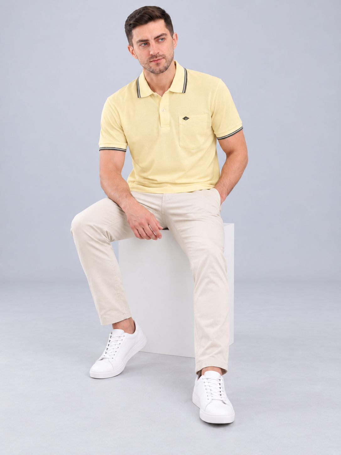 Men’s Premium Cotton Blend Half Sleeve T-Shirt