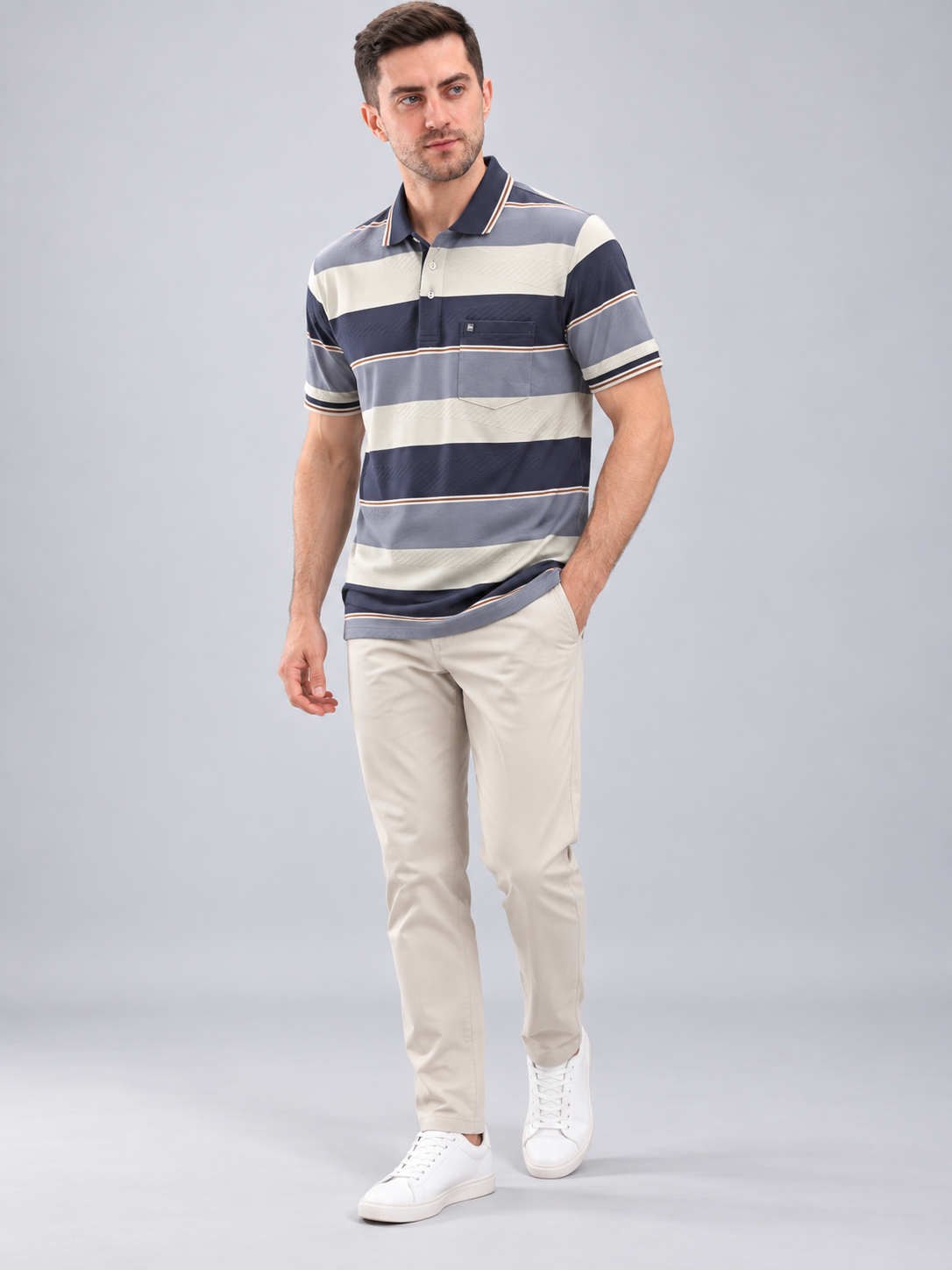Men’s Premium Cotton Blend Half Sleeve T-Shirt