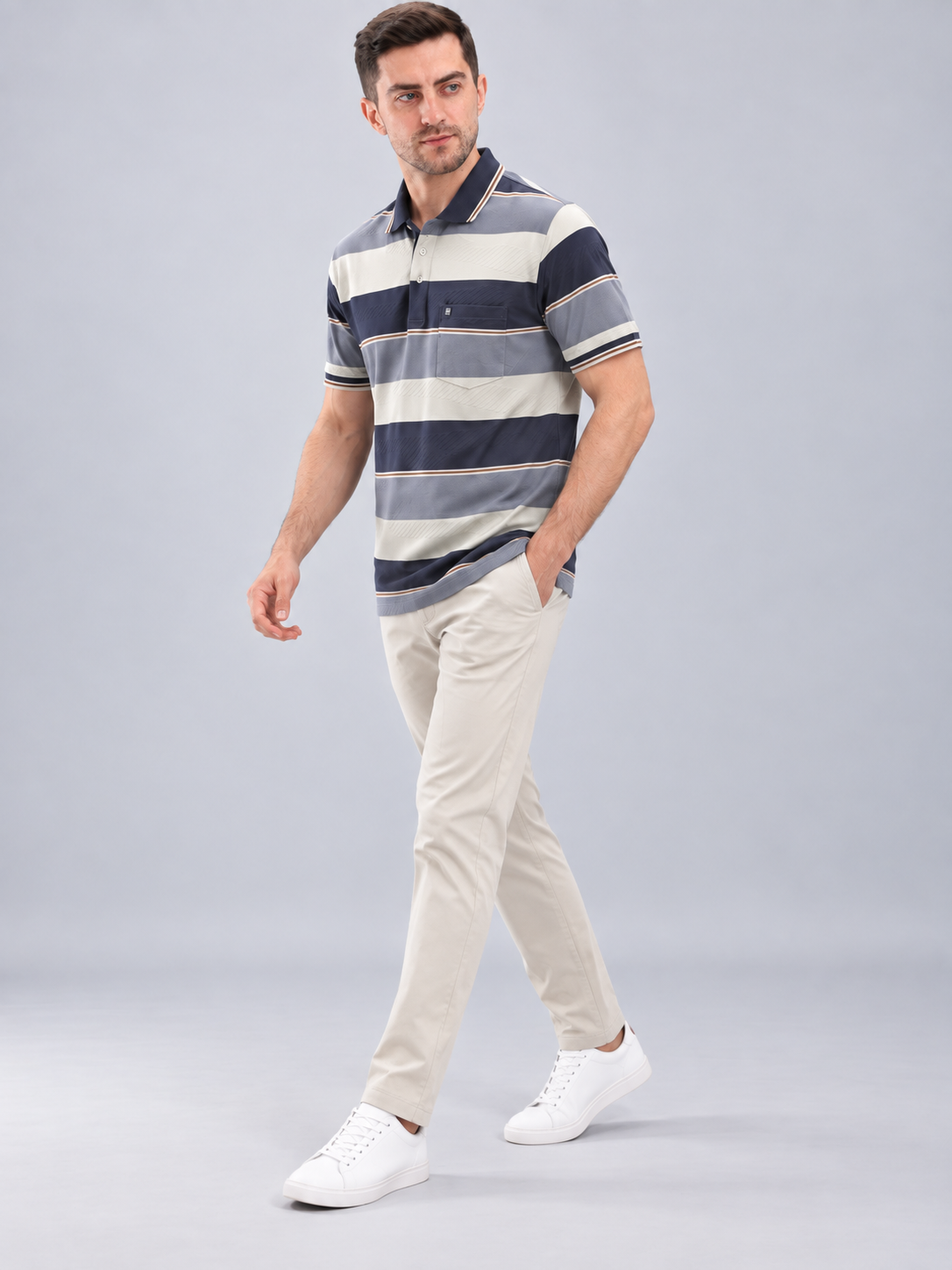 Men’s Premium Cotton Blend Half Sleeve T-Shirt