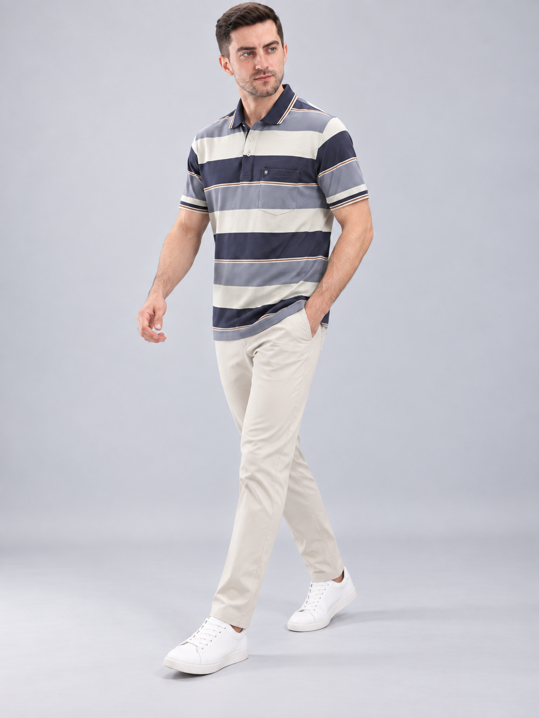 Men’s Premium Cotton Blend Half Sleeve T-Shirt