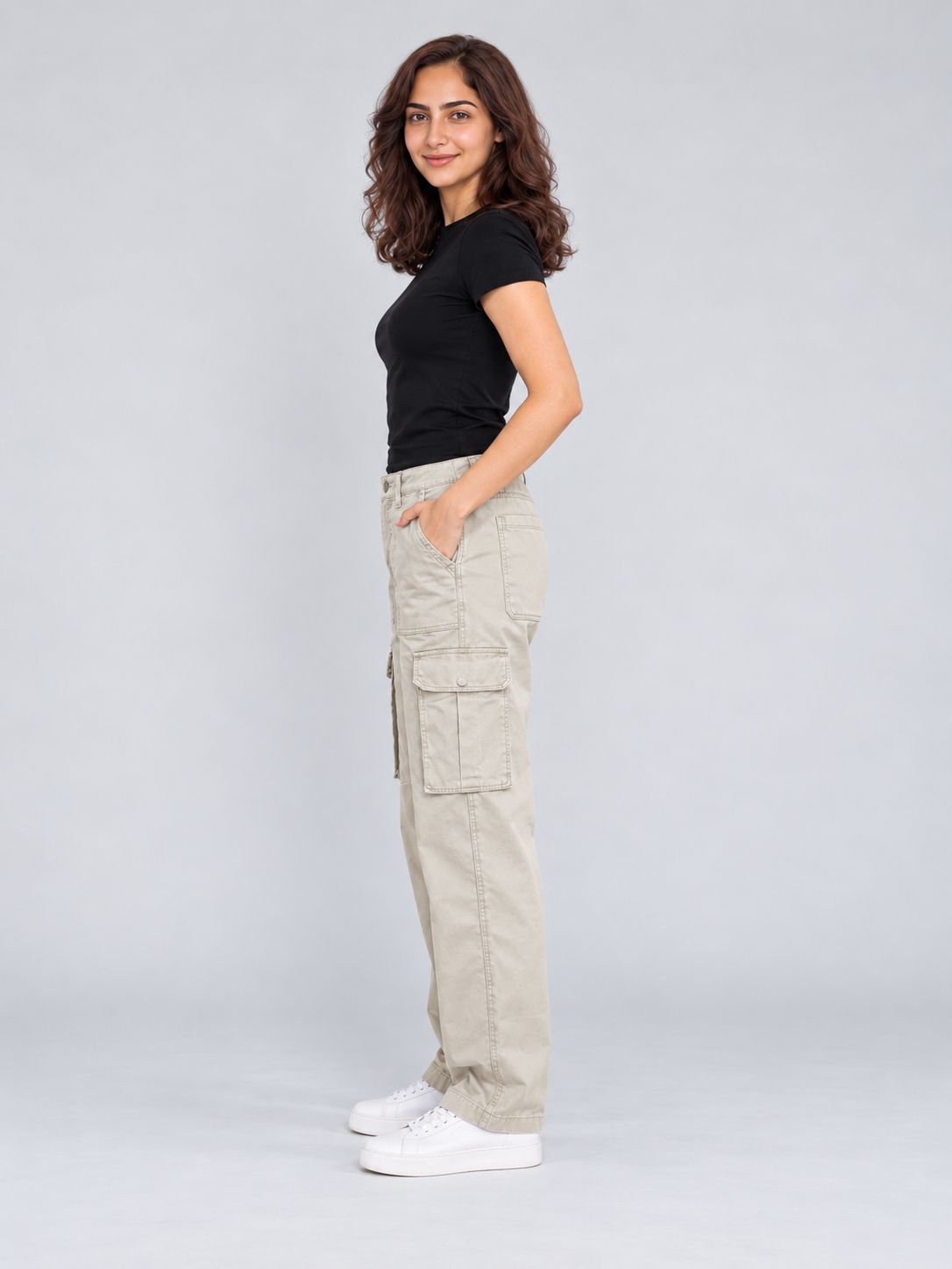 Women’s Premium Comfort Fit Denim Cargo