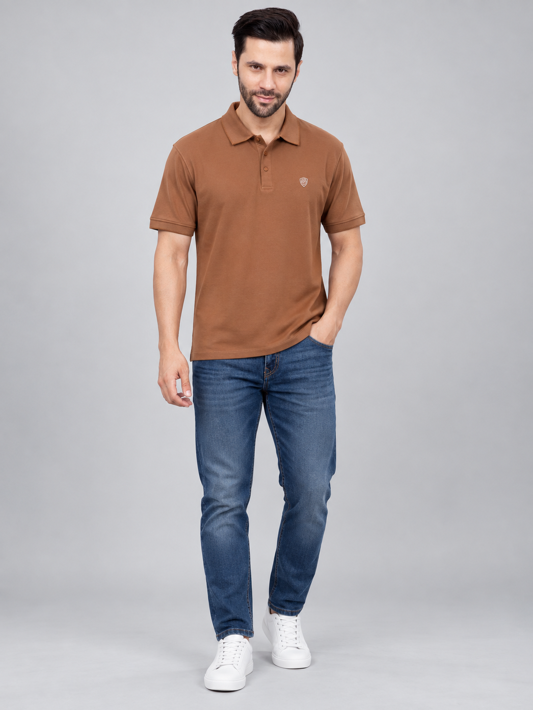 Men’s Premium Cotton Blend Half Sleeve T-Shirt