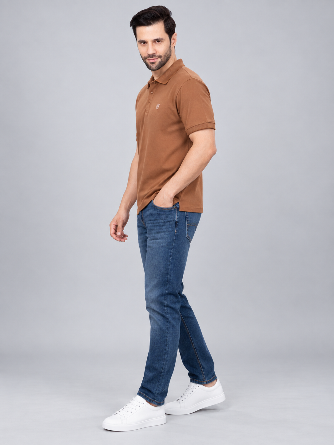 Men’s Premium Cotton Blend Half Sleeve T-Shirt