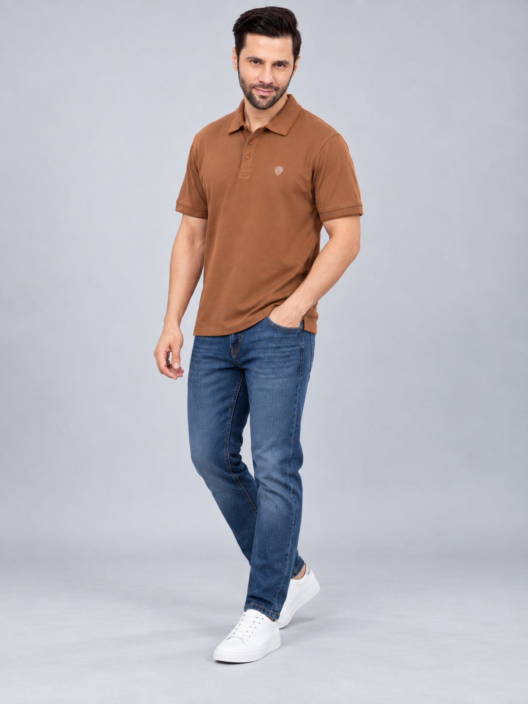 Men’s Premium Cotton Blend Half Sleeve T-Shirt