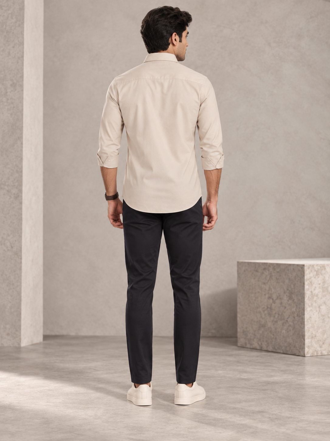 Men's Premium Cream Shirt