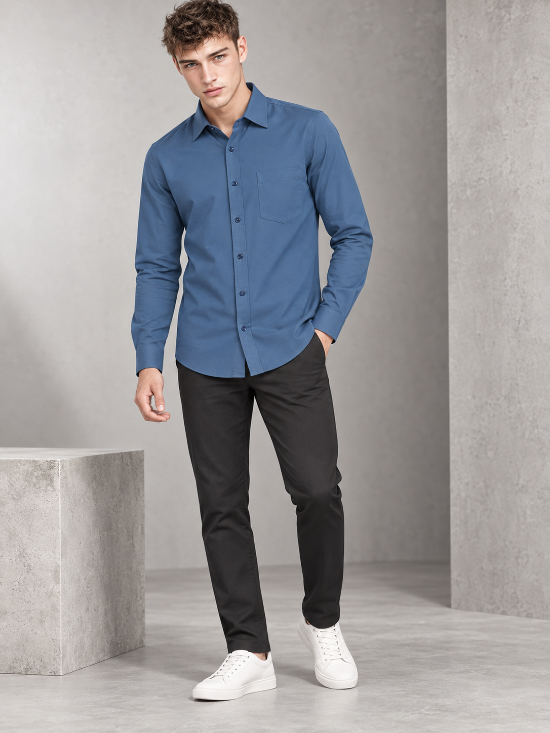 Men's Premium Light Blue Shirt