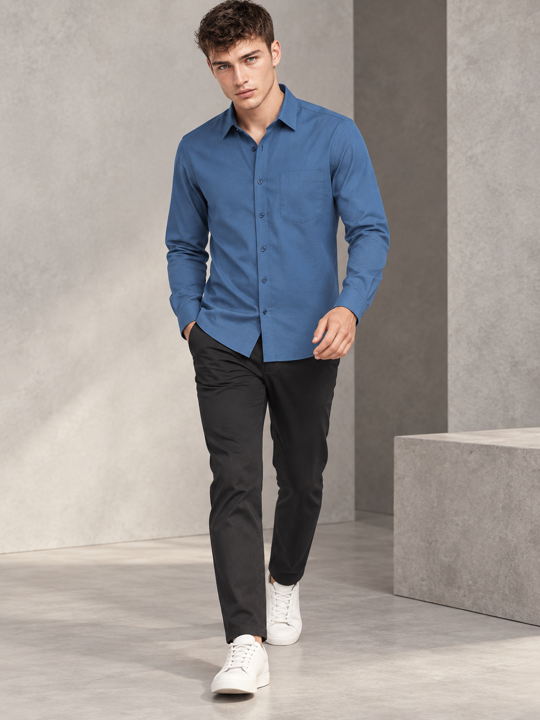 Men's Premium Light Blue Shirt