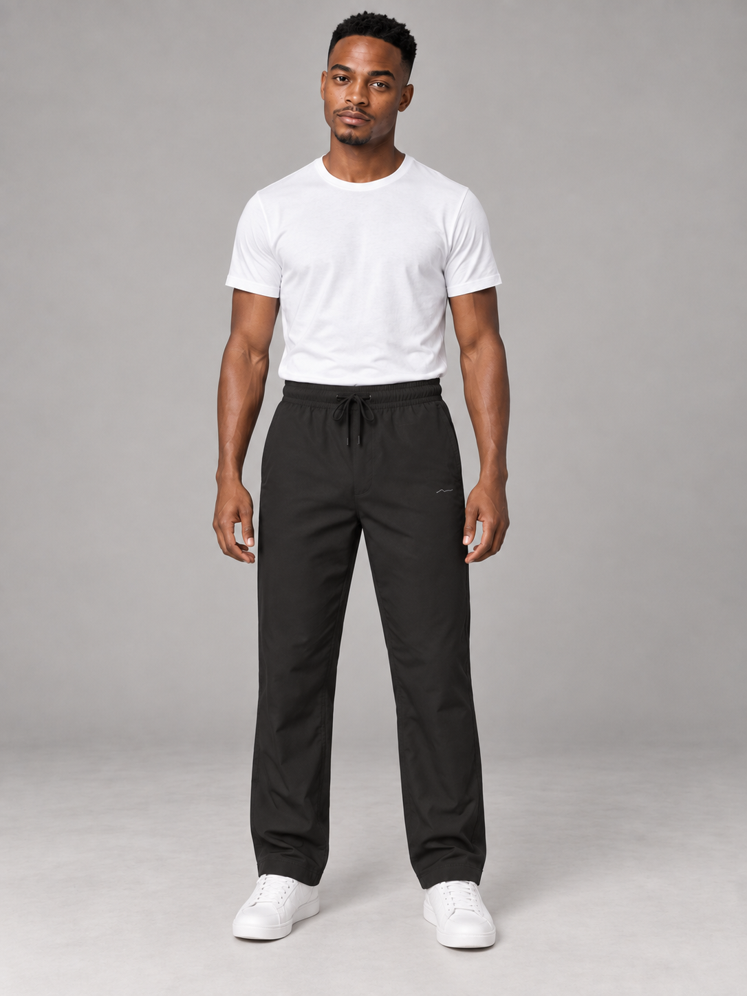 Men Coffee Solid Casual Lower
