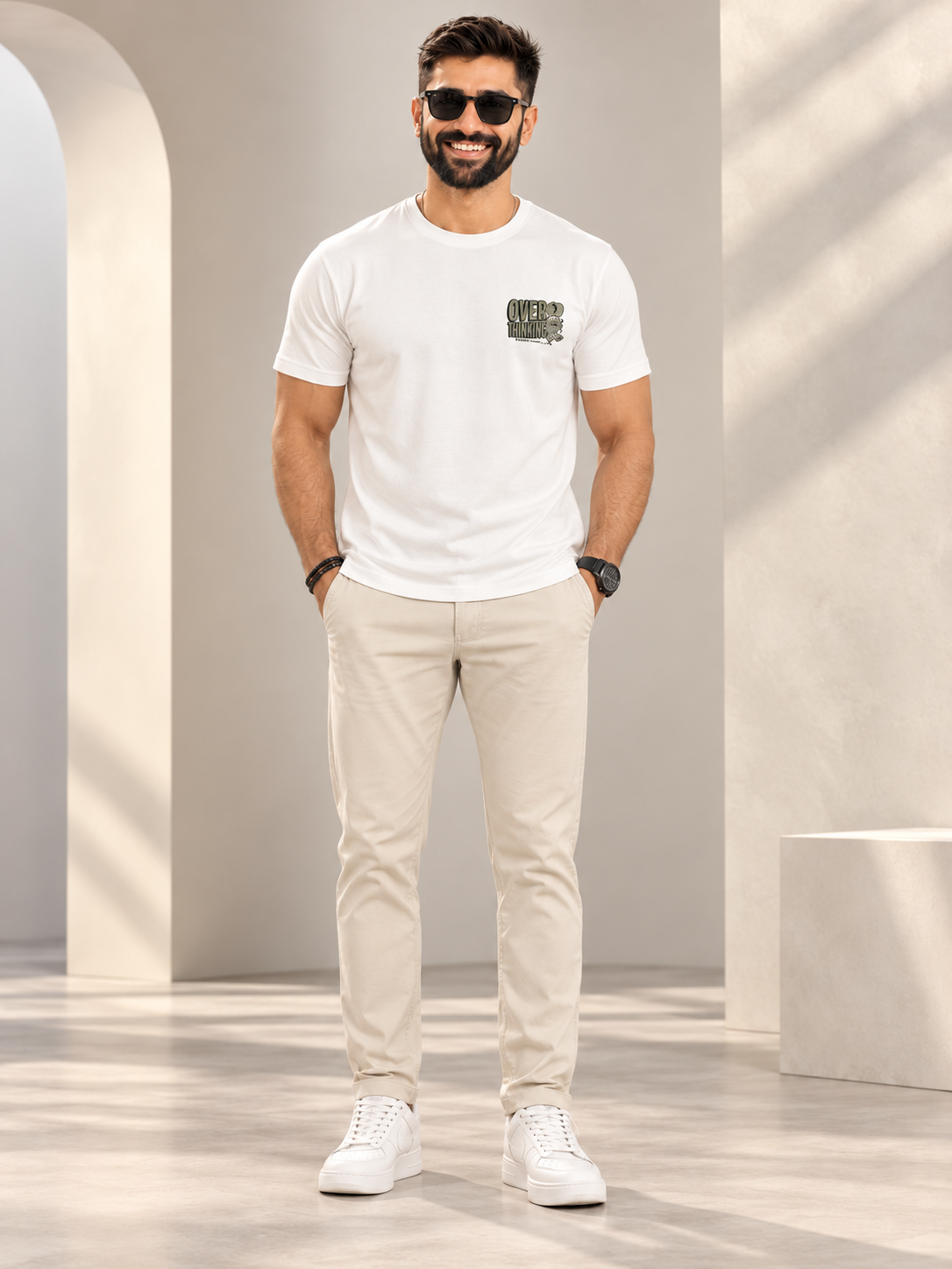 Men’s Premium Cotton Blend Half Sleeve T-Shirt