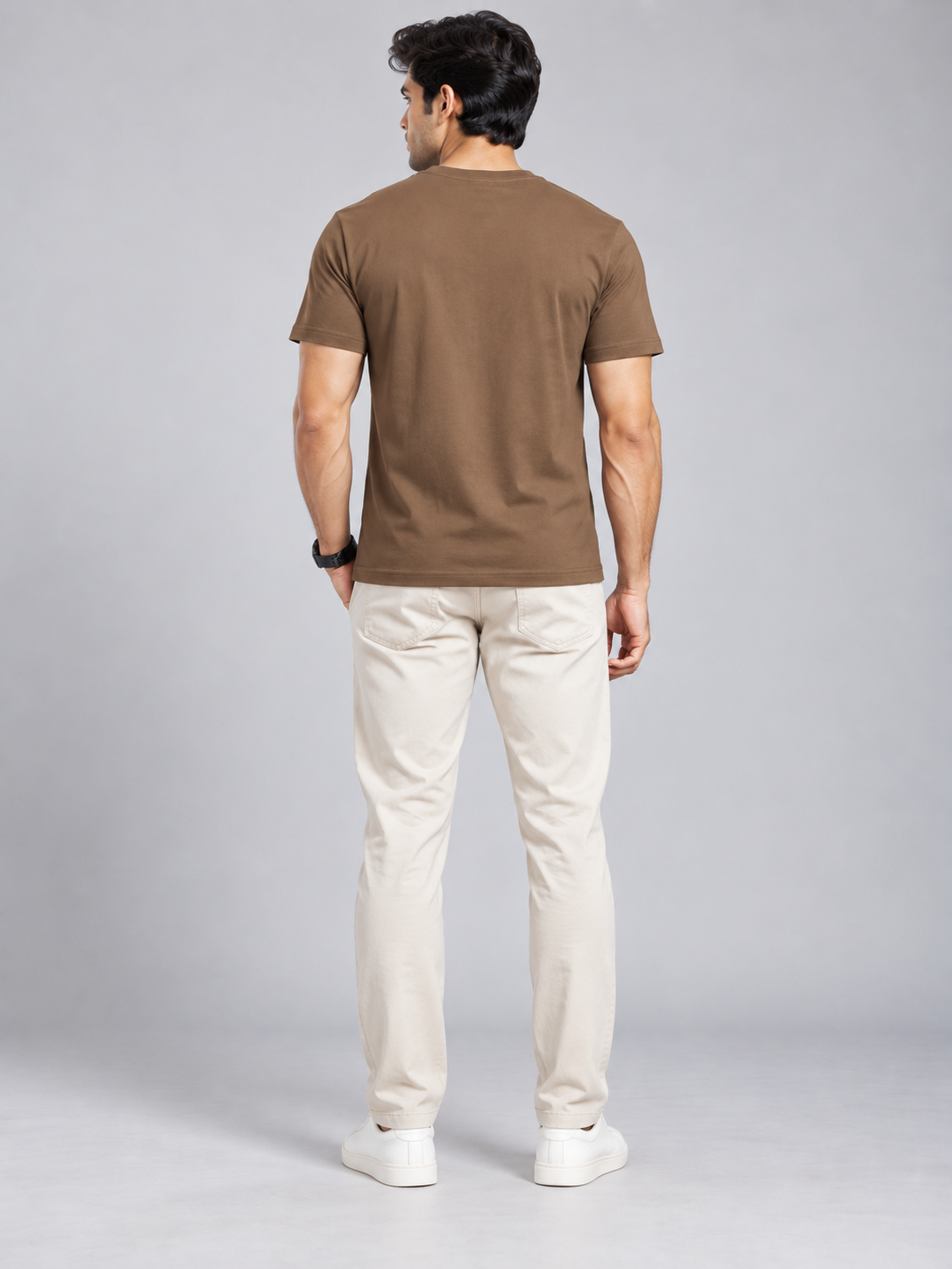 Men’s Premium Cotton Blend Half Sleeve T-Shirt