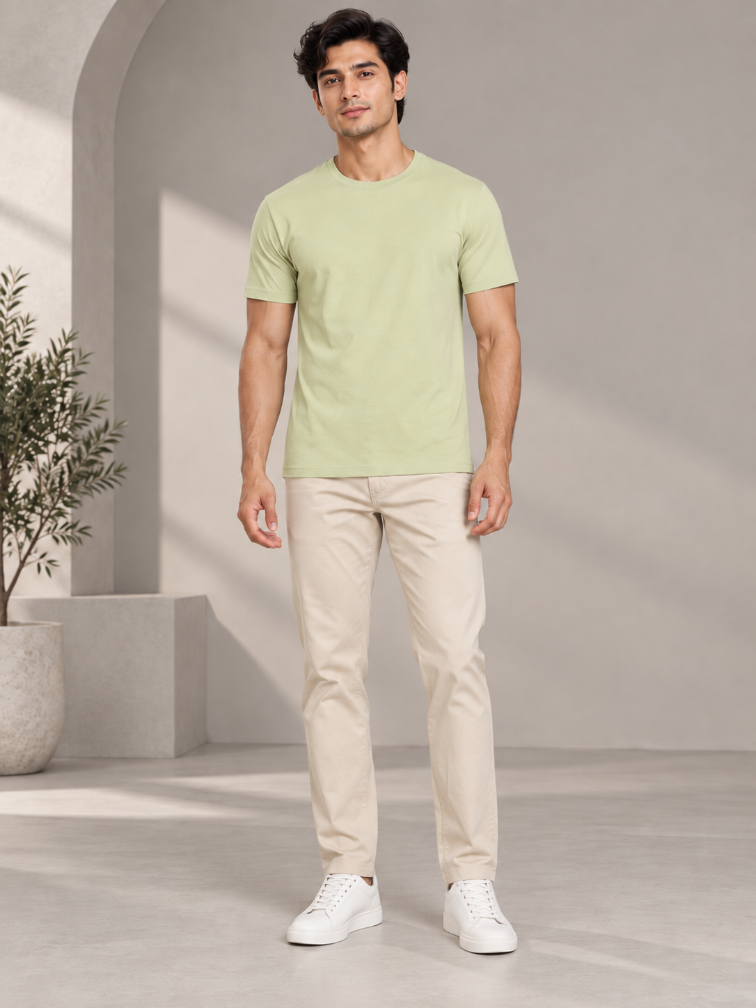 Men’s Premium Cotton Half Sleeve T-Shirt