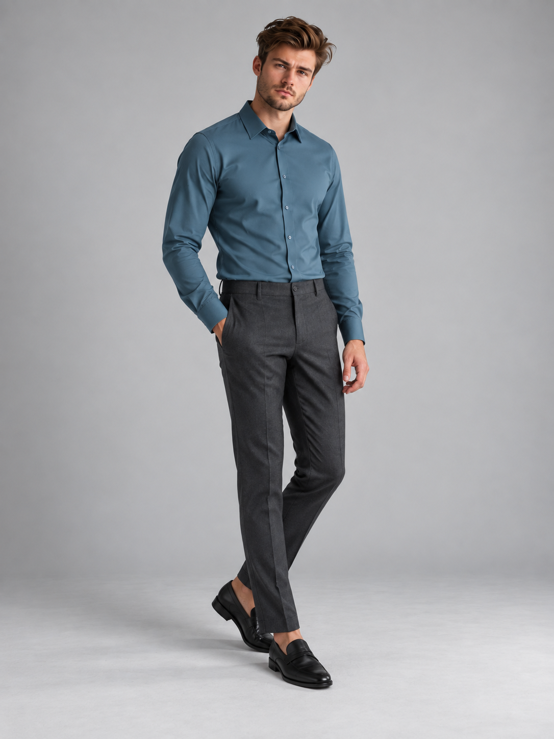 Men’s Premium Slim Fit Casual Shirt