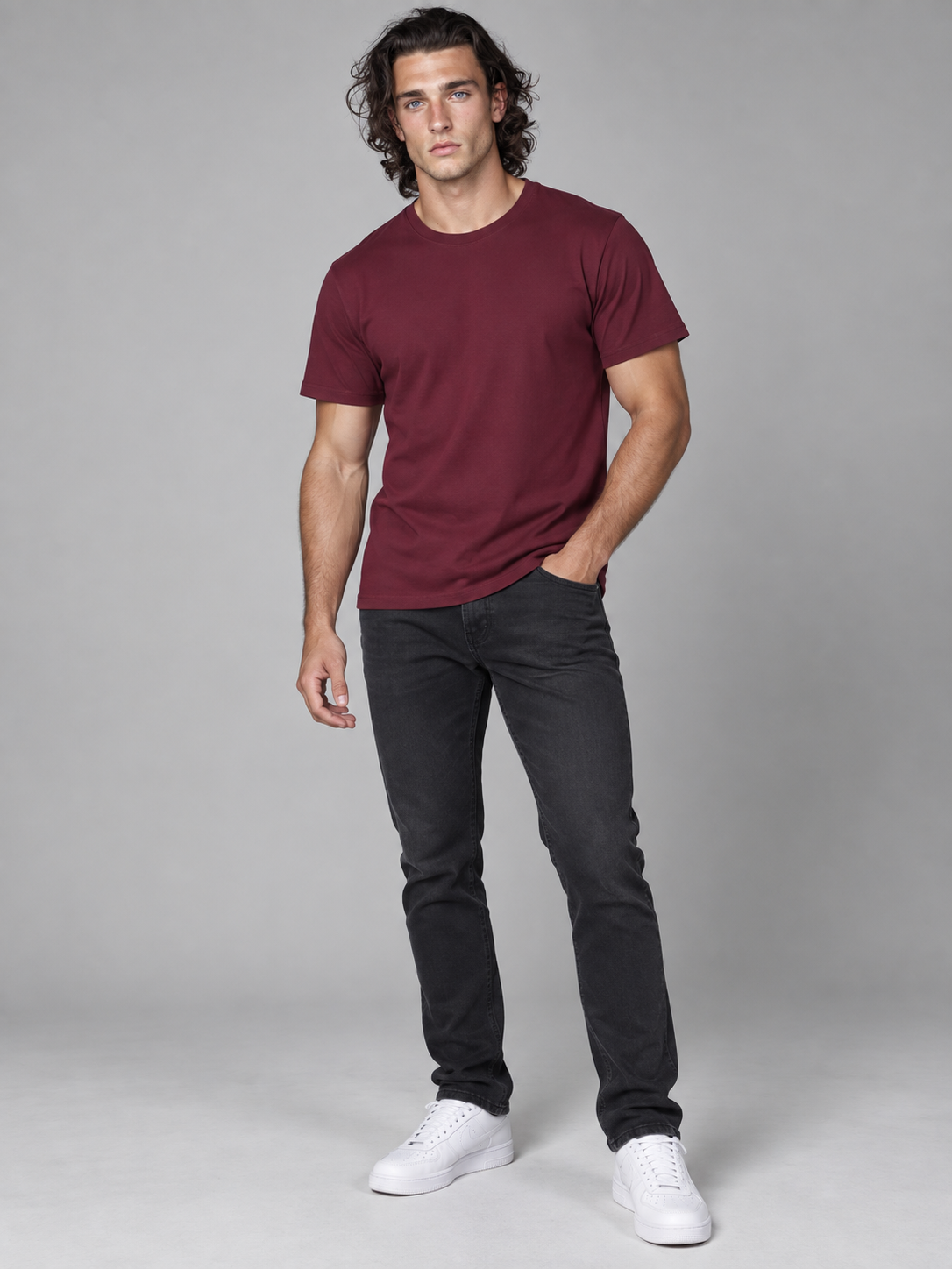 Men’s Premium Cotton Half Sleeve T-Shirt