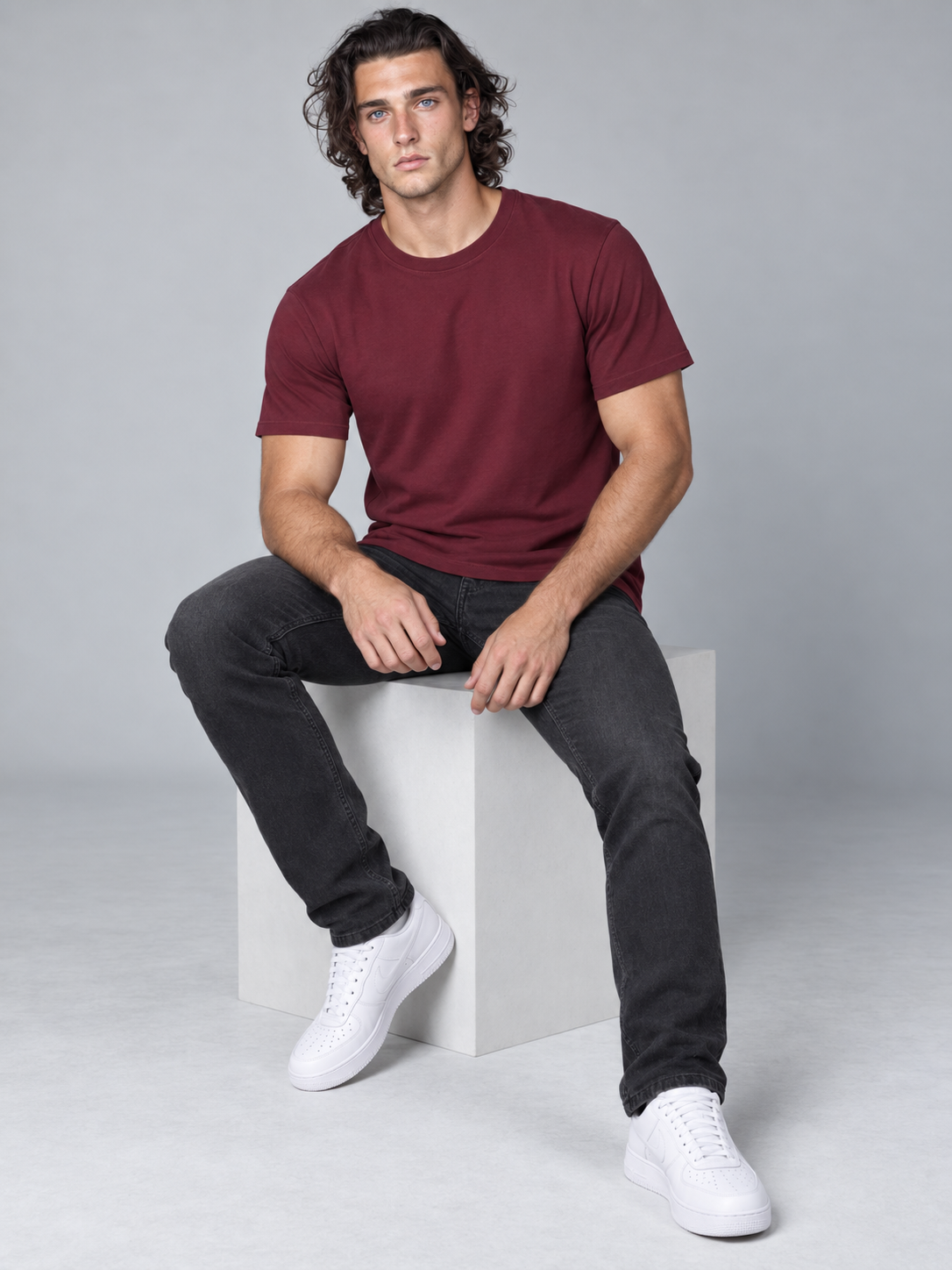Men’s Premium Cotton Half Sleeve T-Shirt