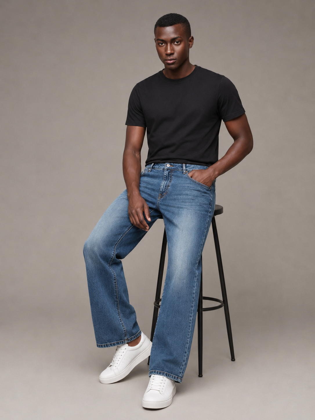 SPARKY Men's Straight Fit Denim Jeans