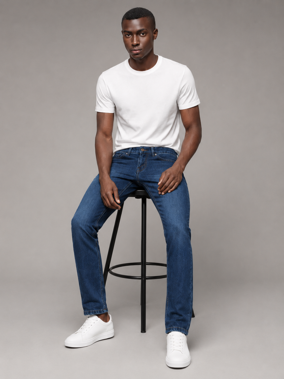SPARKY Men's Solid Slim Fit Premium Denim Jeans | Stylish Casual Jeans for Men