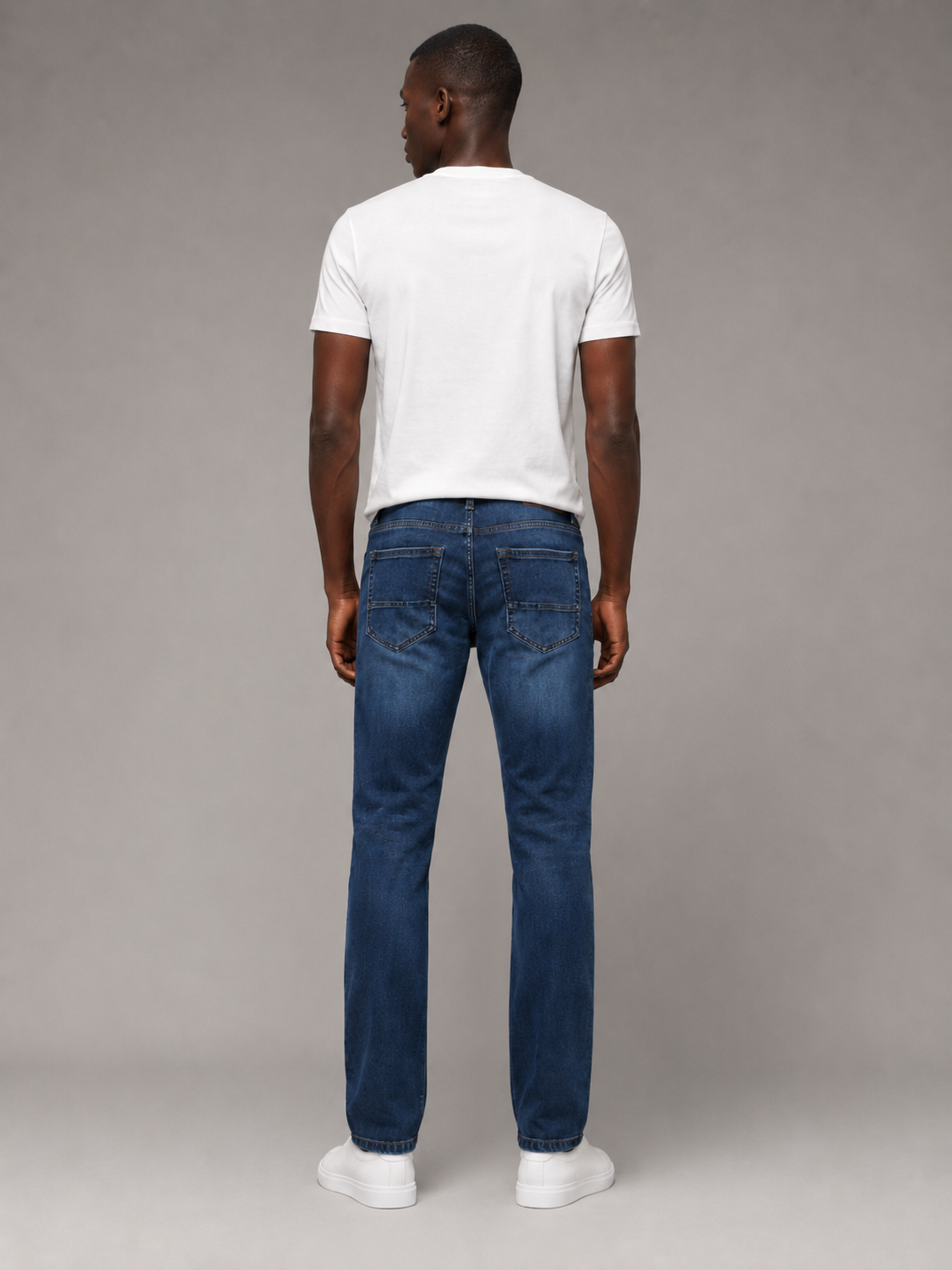 SPARKY Men's Slim Fit Denim Jeans Dark Blue