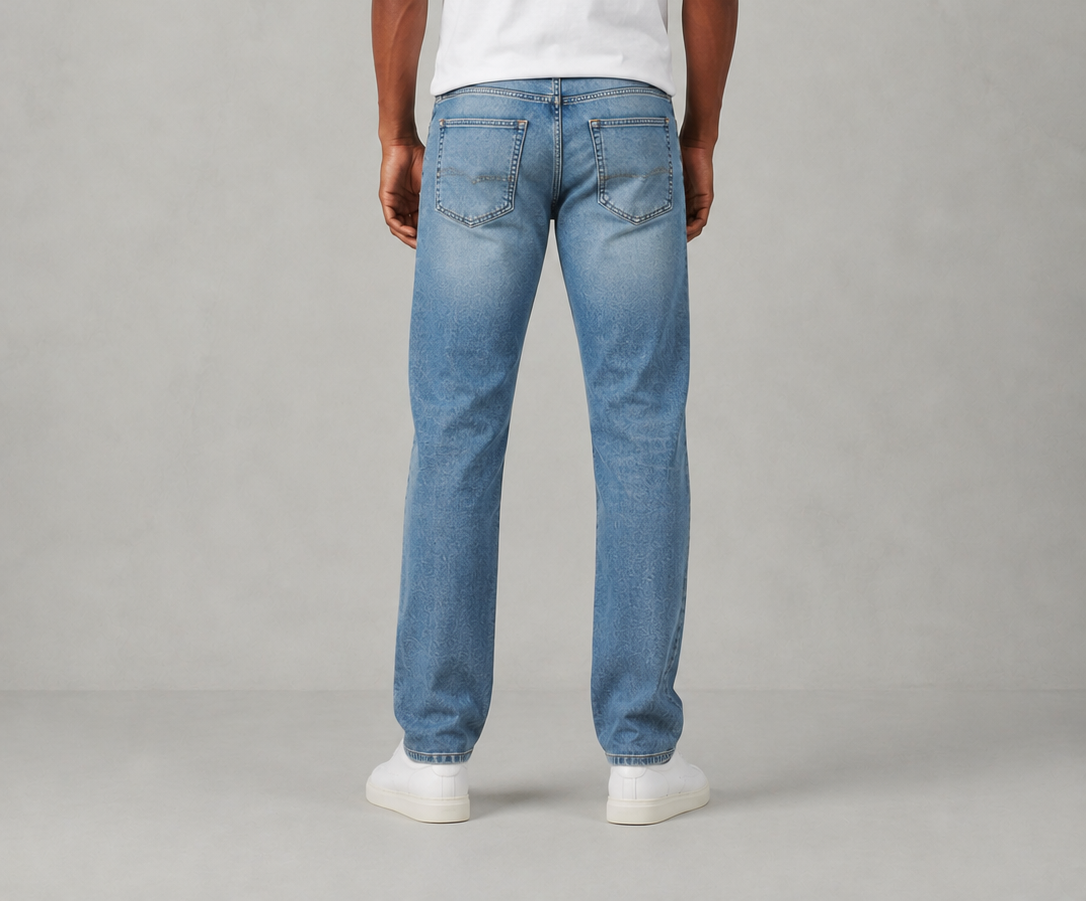 Men's Classic Straight Fit Denim Jeans | Comfortable Everyday Jeans